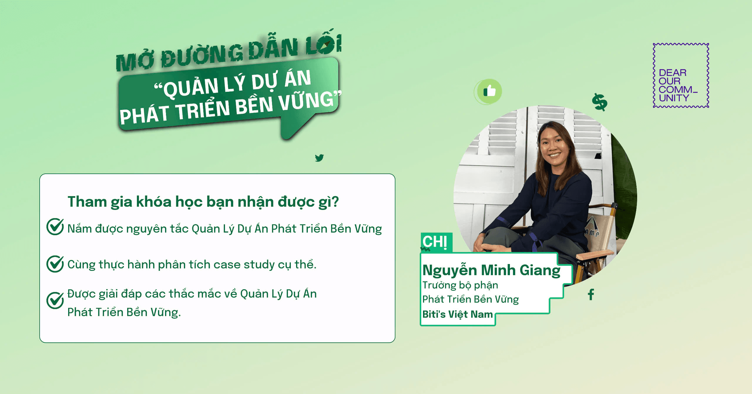 Quản Lý Dự Án Phát Triển Bền Vững - Khóa Cơ bản