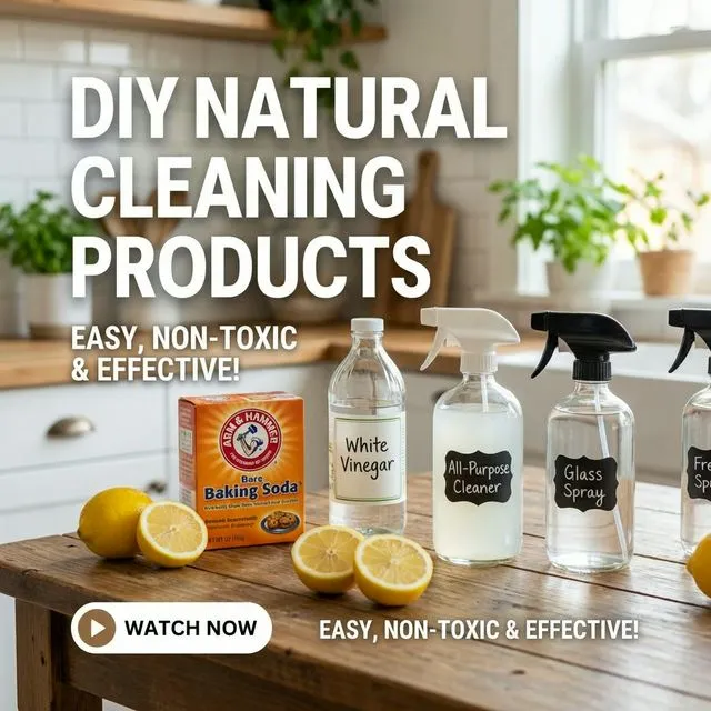 DIY: Làm Sản Phẩm Tẩy Rửa Từ Thiên Nhiên